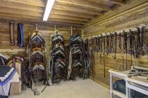 The tackle room is used for equine therapy at a residential program for teens | Discovery Ranch South, a Residential Treatment Center for Girls and Teens Assigned Female At Birth