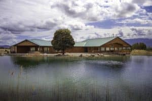 A pond on the beautiful campus of a residential program for teens | Discovery Ranch South, a Residential Treatment Center for Girls and Teens Assigned Female At Birth
