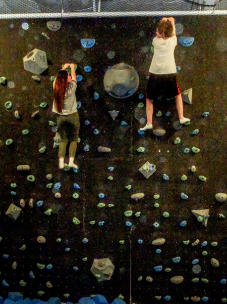Teaching Social Skills for Teens during a rock climbing activity at Discovery Ranch South, a residential treatment center for girls and teens assigned female at birth