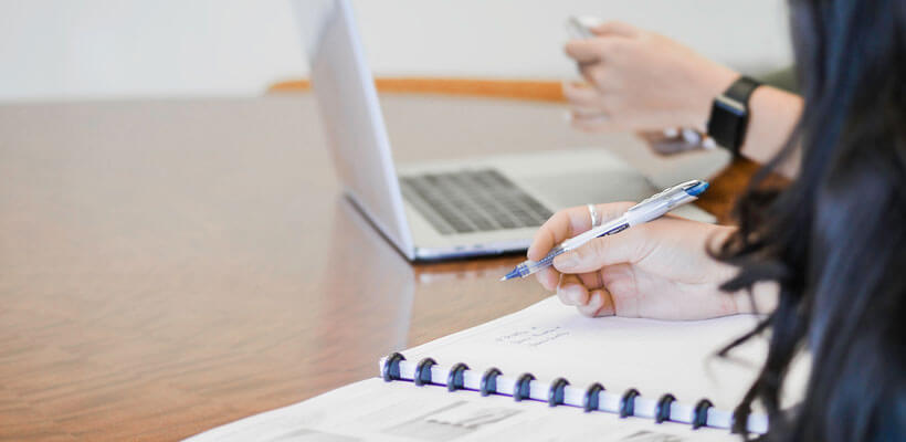 A photo illustration of a student practicing executive functioning skills while participating in an executive dysfunction treatment program at Discovery Ranch South - a residential treatment center for teenage girls and adolescents assigned female at birth